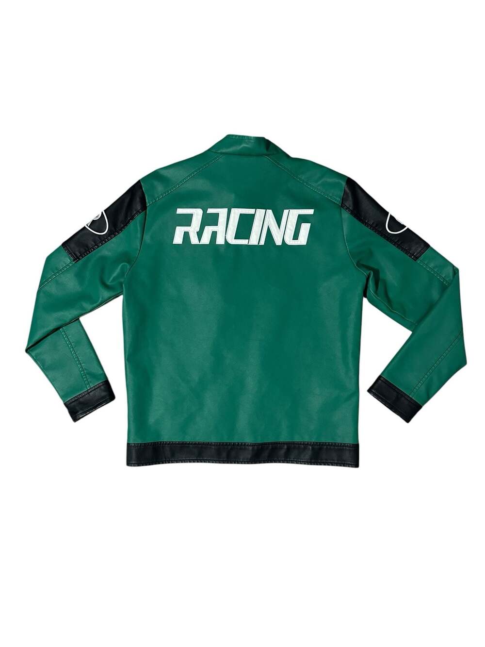 Refinery Republic Racer Faux Leather Racing Jacket - Picture 2 of 4